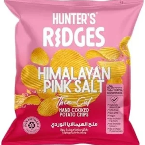 Hunter’s Gourmet Himalayan Pink Salt Potato Chips Ridges 40.0 grams, 1